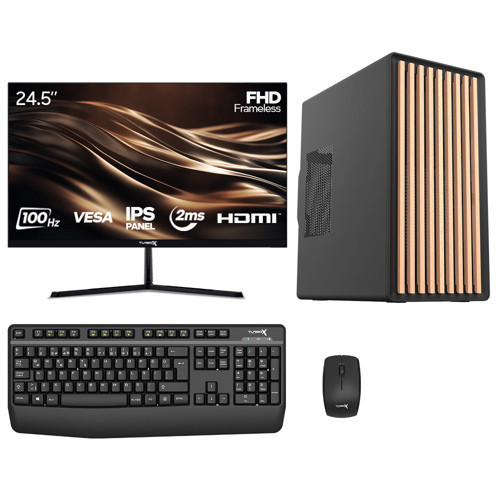 Tx8035 i7 10700 32GB DDR4 Ram 512GB SSD 24.5 inç Monitör Masaüstü Ofis Hazır Sistem