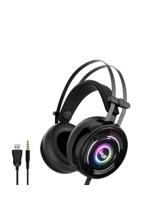 PG-R008 PS4-PS5-Nintendo Switch-Xbox Uyumlu PC LED Oyuncu Kulaklığı
