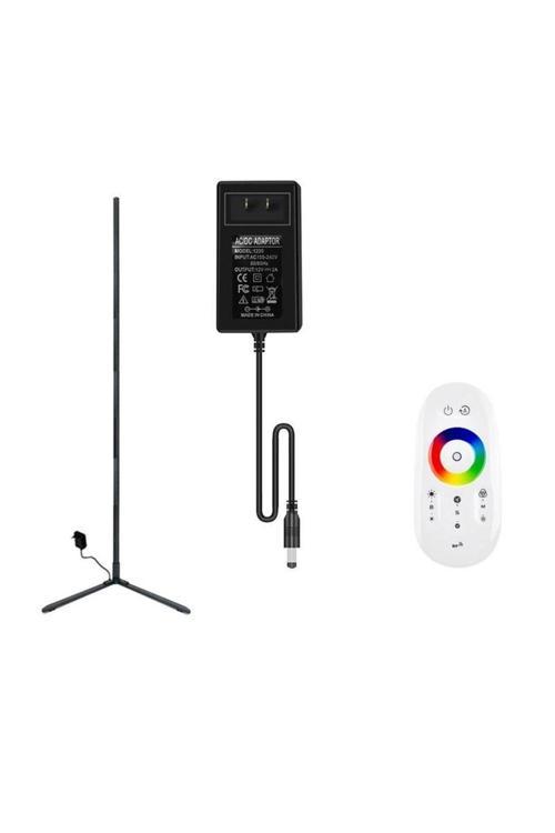 RGB LED 150cm Kule Tip Köşe Arka Plan Atmosfer Dekor Lambası
