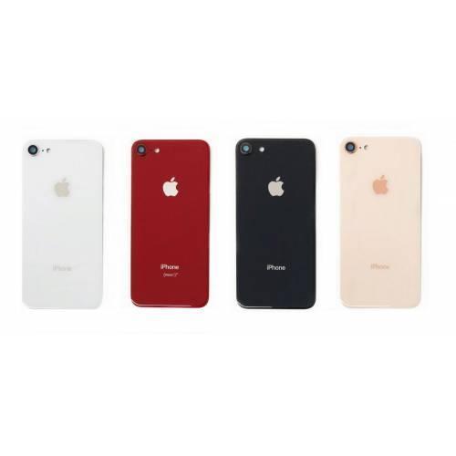 Apple iPhone 8 Arka Pil Batarya Kapak Cam Kamera Lensli