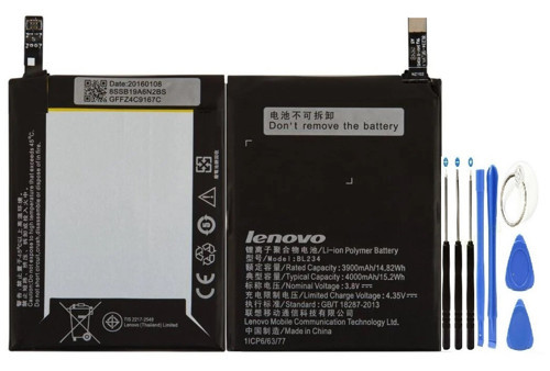 LENOVO VİBE P1M PİL BATARYA BL234 VE TAMİR SETİ