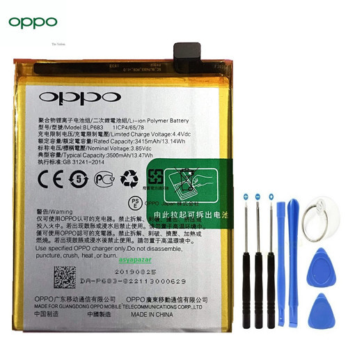 Oppo AX7 Pil Batarya BL683 + Tamir Seti