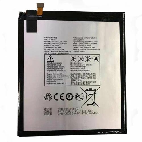 Tcl Tab 10 Tablet Pil Batarya  TLp053C1 5500 mAh