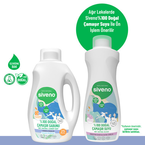 %100 Doğal Çamaşır Sabunu %100 Bitkisel Deterjan Kendinden Yumuşatıcılı Konsantre Vegan 750 ml
