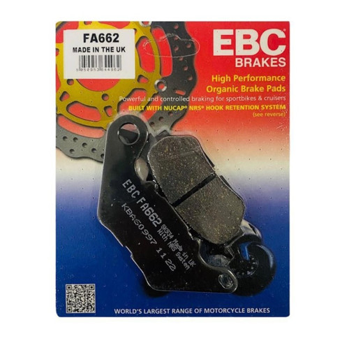 Yamaha Yzf R25 Mt-25 Ebc Organik Arka Fren Balata Fren Balata