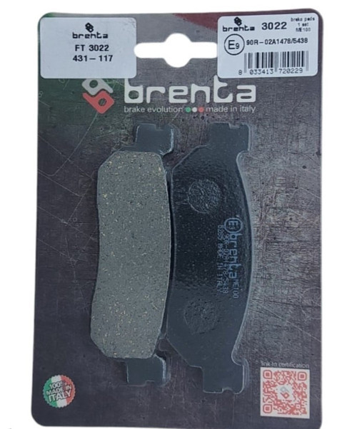 Yamaha Yzf-R6 Brenta Arka Fren Balata Ob
