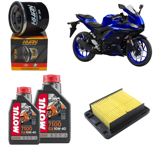 Yamaha Yzf R25 Motul 7100 Bakım Seti