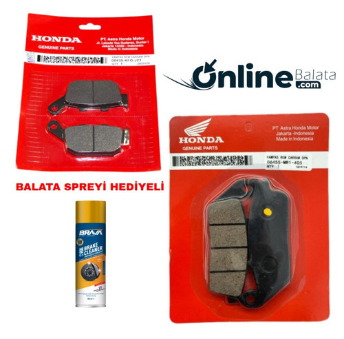 Cbr 250 R Fren Balata Takımı Ön Ve Arka Ob4303