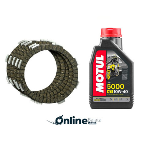 Kuba Tk-03 Debriyaj Balata Yağ Set Motul 5000 Obdb008