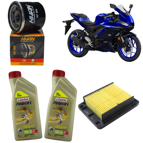 Yamaha Yzf R25 Castrol Bakım Seti