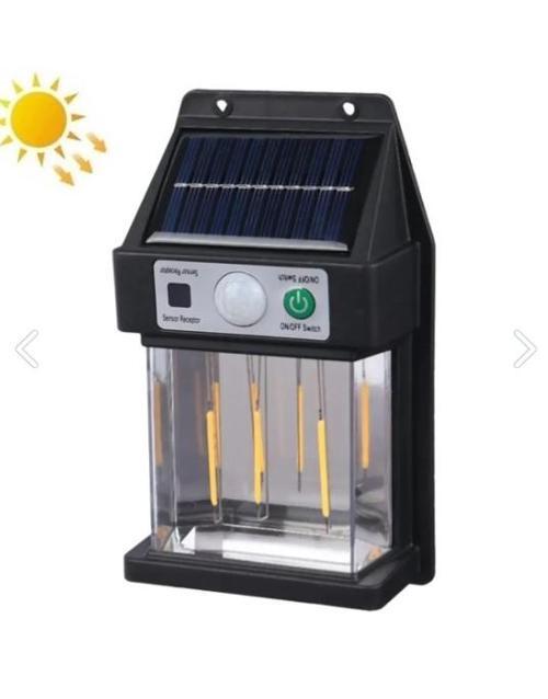 Güneş Enerjili Hareket Sensörlü Duvar Lambası