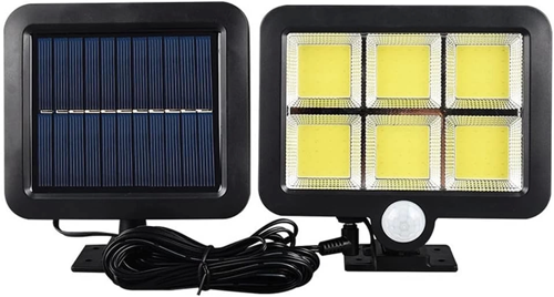 120 Cob Led Solar Panelli 3 Modlu Du Lambası Mz-302