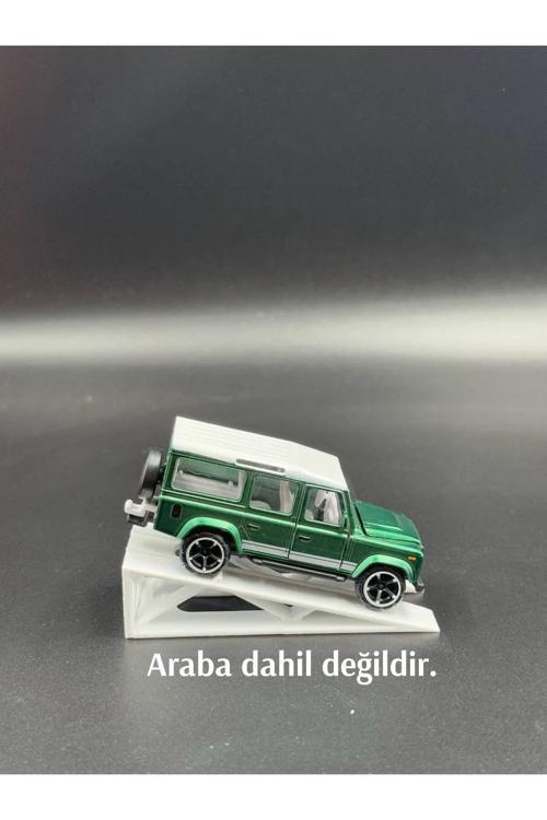 1:64 Ölçek Araba Rampası - Beyaz