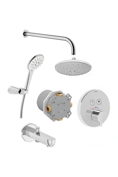 A49293 Root R Aqua Control Termostatik Ankastre Duş Seti