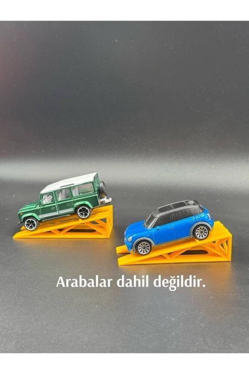 1:64 Ölçek Araba Rampası - Sarı 2'Li