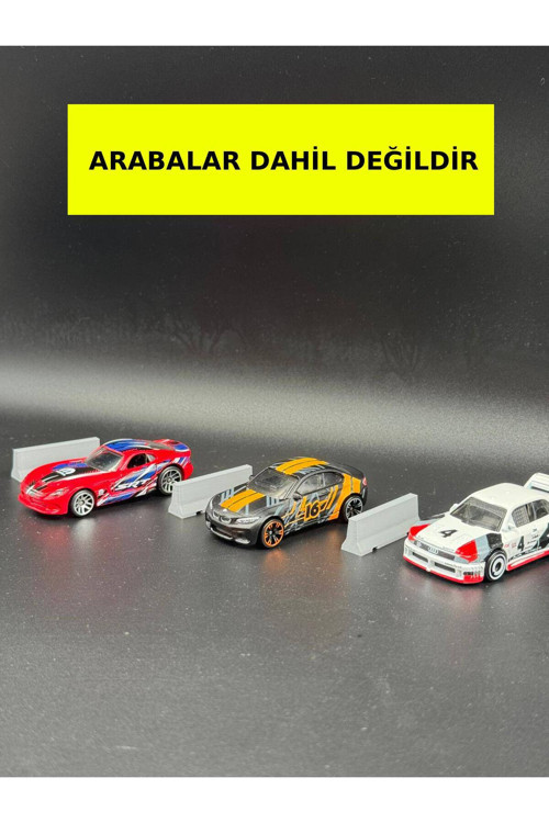1:64 Ölçekli Araba Bariyer (5 Adet)