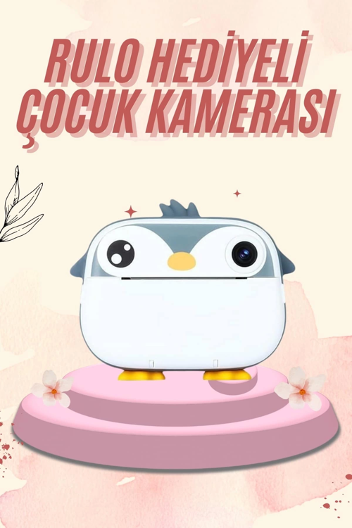 Dijital HD Video Kamera Çocuk Fotoğraf MakinesiAnlık Termal Rulo