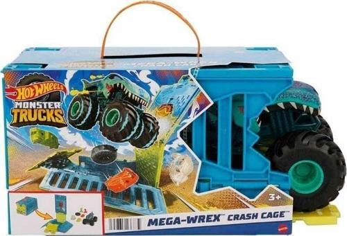 Oyuncak Hot Wheels Monster Trucks 1/24 Mega Wrexin Çarpışma Kafesi Hnc29