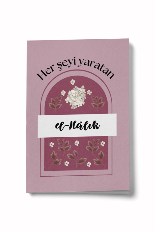 Esmaül Hüsna Serisi- El Halık Mini Defter