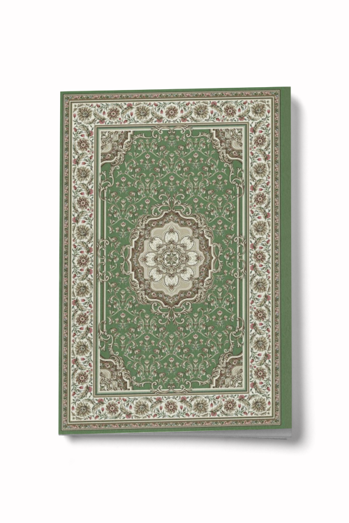 Etnik Desen Serisi 1 - Yeşil Mini Defter