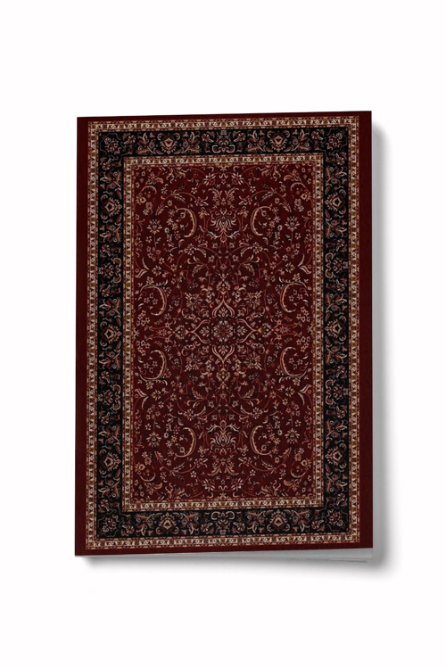 Etnik Desen Serisi 3 - Bordo Mini Defter