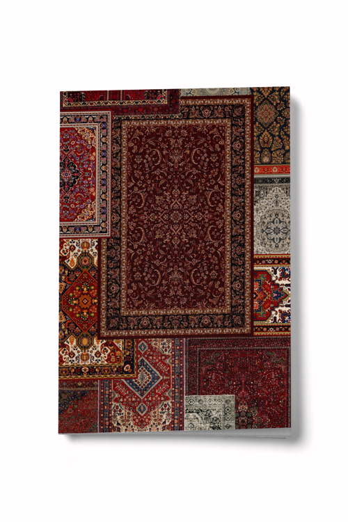 Etnik Kolaj Serisi 2 - Bordo Mini Defter