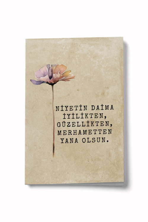 İyilik, Güzellik Merhamet Mini Defter