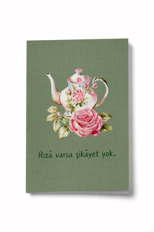 Rıza Varsa Şikayet Yok Mini Defter