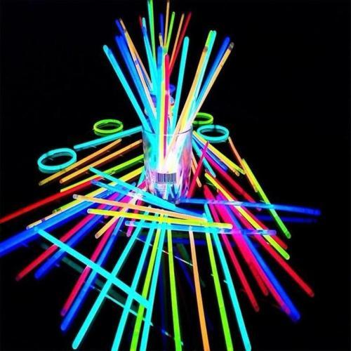 Karanlıkta Parlayan Fosforlu Glow Stick Çubuk 20 Cm 200 Parça