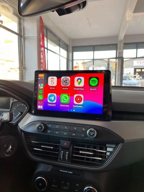 BLUEWAY FORD FOCUS 5(2019-2022)-9''ANDROİD GERÇEK 4+64 GB/4 ÇEK-1.6GHZ-ÖN KAYIT KAMERA-WİFİ-BT-KABLOSUZ CARPLAY-HD KAMERA HEDİYELİ