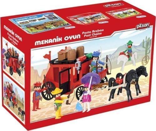 Oyuncak Mini Mekanik Serisi 2 Posta Arabası PSO-04 002