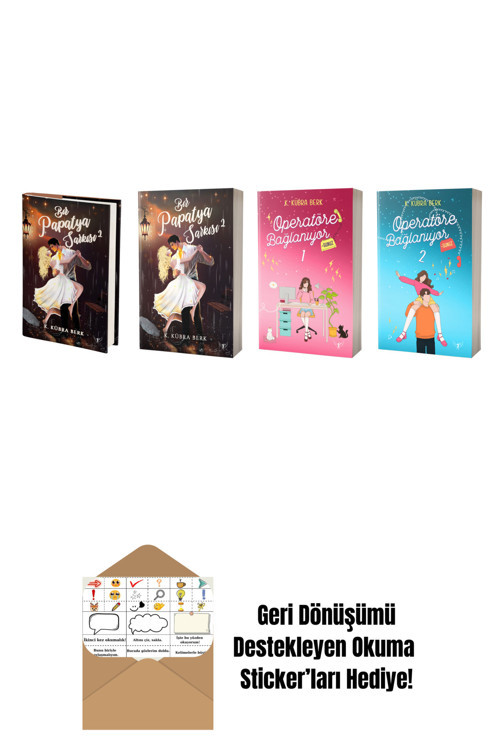 Artemis Yayınları K. Kübra Berk 4 Kitap Set + Okuma Sticker'Ları