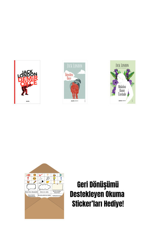 Alfa Yayıncılık Demir Ökçe + Âdem'Den Önce + Makaloa Hasırı Üzerinde + Okuma Sticker'Ları
