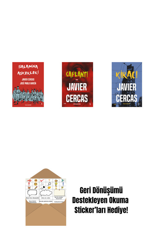 Everest Yayınları Salamina Askerleri (Çizgi Roman) + Saplantı + Kiracı + Okuma Sticker'Ları