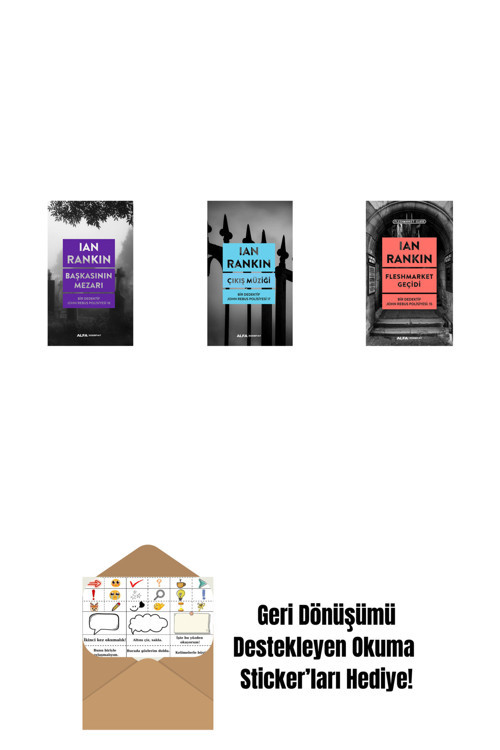Alfa Yayıncılık Başkasının Mezarı + Çıkış Müziği + Fleshmarket Geçidi + Okuma Sticker'Ları