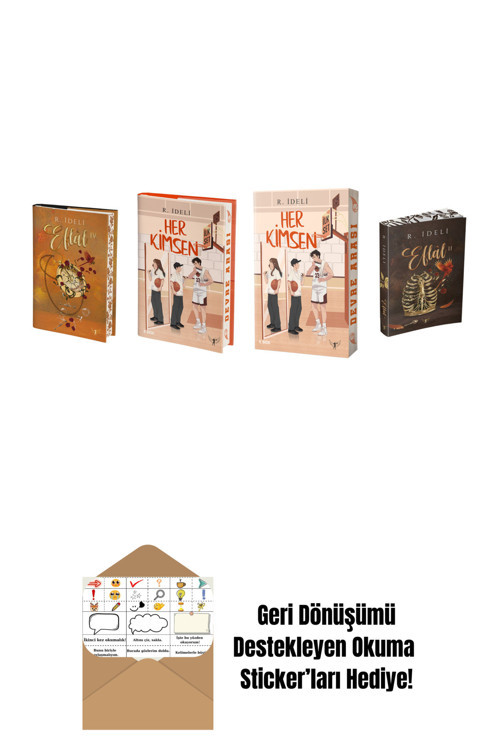 Artemis Yayınları R. İdeli 4 Kitap Set + Okuma Sticker'Ları