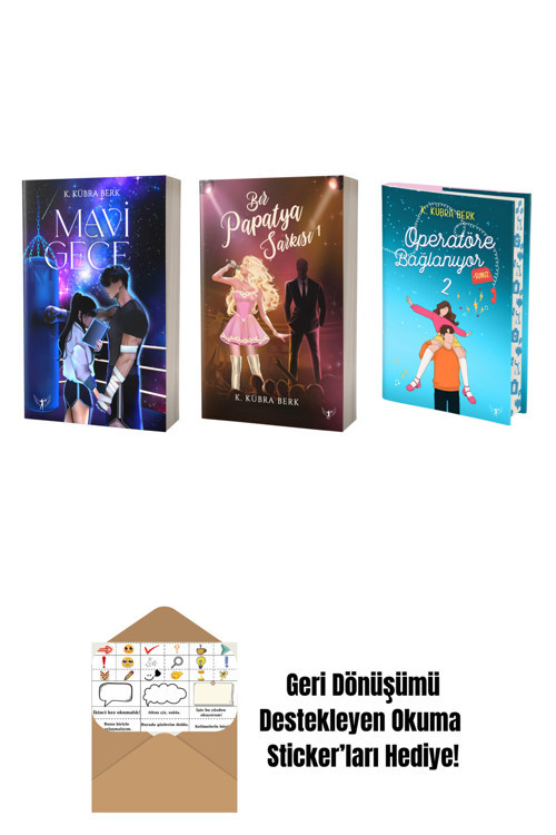 Artemis Yayınları K. Kübra Berk 3 Kitap Set + Okuma Sticker'Ları