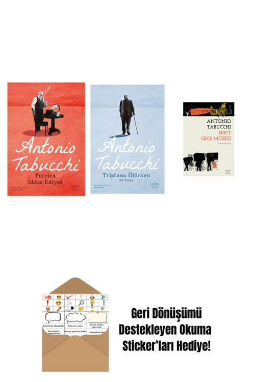 Everest Yayınları Pereira İddia Ediyor + Tristano Ölürken + Hint Gece Müziği + Okuma Sticker'Ları