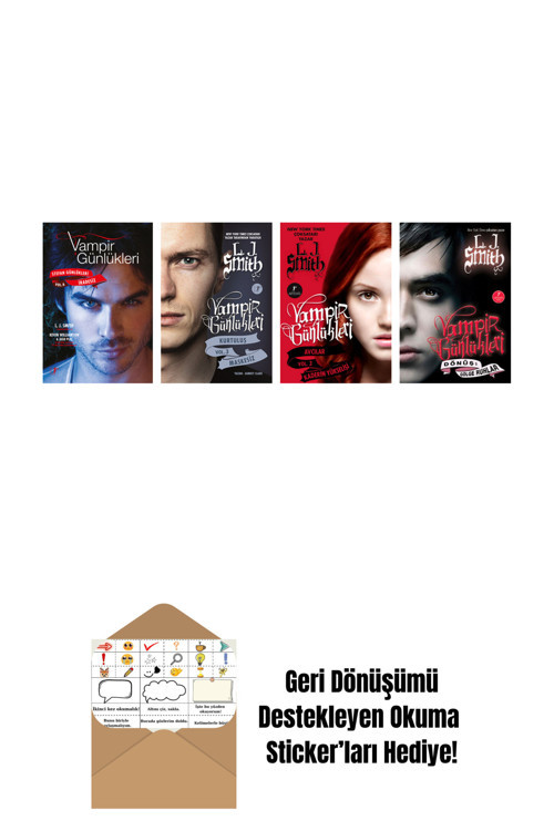 Artemis Yayınları L. J. Smith 4 Kitap Set + Okuma Sticker'Ları
