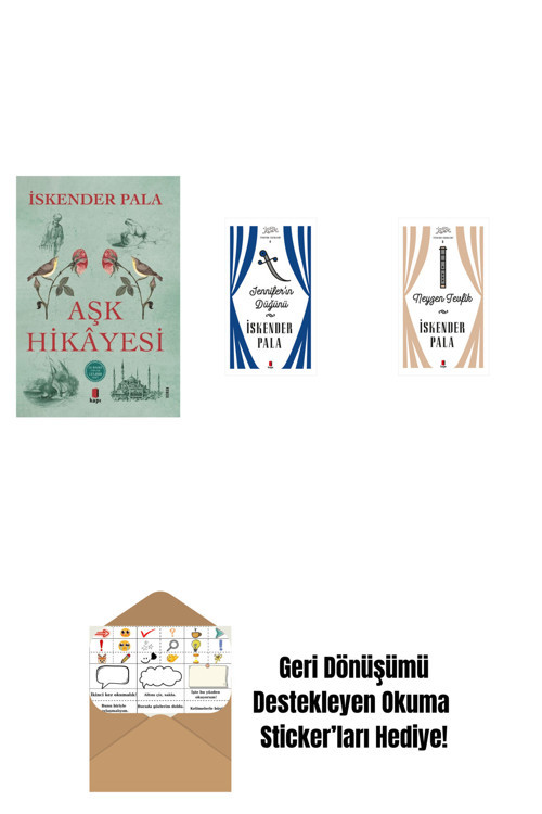 Alfa Yayıncılık Aşk Hikâyesi + Jennifer’In Düğünü (Ciltli) + Neyzen Tevfik (Ciltli) + Okuma Sticker'Ları
