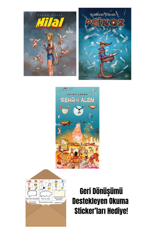 İthaki Yayınları Hilal 1. Kitap – İçimdeki Şeytan (Sınırlı Sayıda İmzalı) + Psikoz Hikayeleri + Şehr-İ Alem