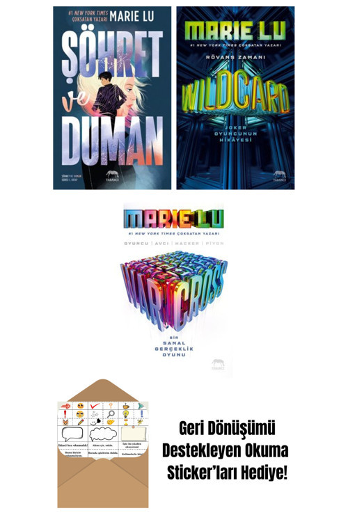 İthaki Yayınları Şöhret Ve Duman + Wildcard: Joker Oyuncunun Hikâyesi + Warcross: Bir Sanal Gerçeklik Oyunu