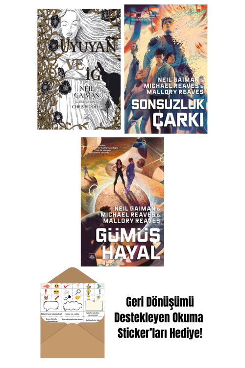 İthaki Yayınları Uyuyan Ve İğ + Sonsuzluk Çarkı – Ara Dünya 3 (Ciltli) + Gümüş Hayal – Ara Dünya 2 (Ciltli)