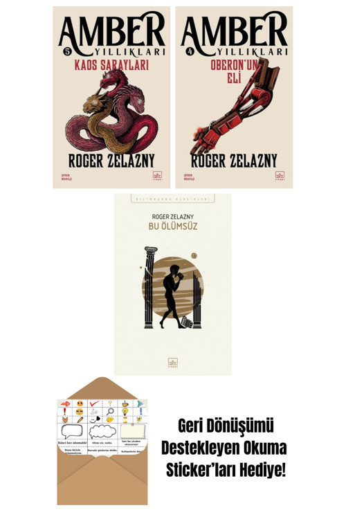 İthaki Yayınları Kaos Sarayları – Amber Yıllıkları 5 + Oberon’Un Eli – Amber Yıllıkları 4 + Bu Ölümsüz