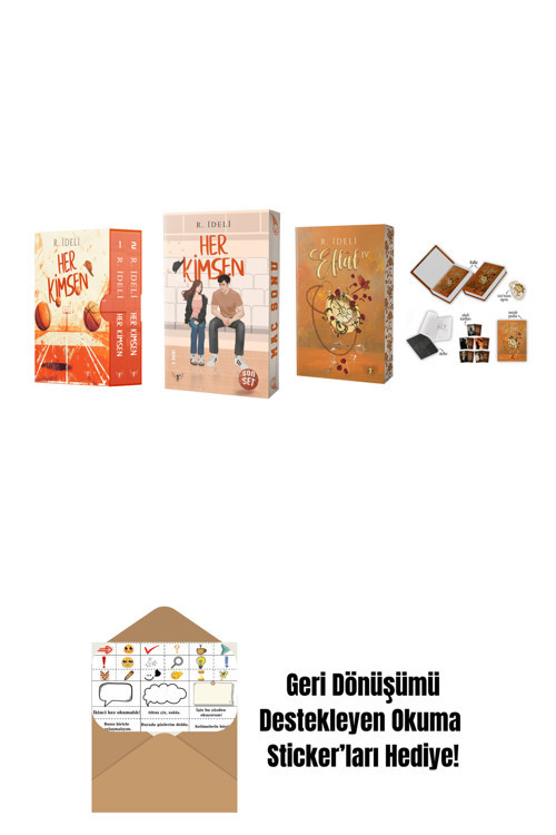 Artemis Yayınları R. İdeli 4 Kitap Set + Okuma Sticker'Ları
