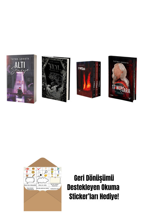 Artemis Yayınları Fatma Şamata 4 Kitap Set + Okuma Sticker'Ları