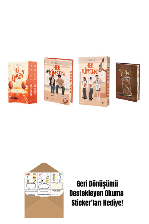 Artemis Yayınları R. İdeli 4 Kitap Set + Okuma Sticker'Ları