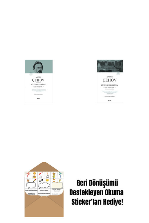 Alfa Yayıncılık Anton Çehov Bütün Eserleri 14 (Ciltli) + Anton Çehov Bütün Eserleri 14 + Okuma Sticker'Ları