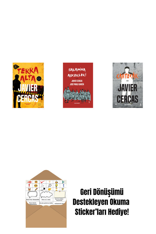 Everest Yayınları Terra Alta + Salamina Askerleri (Çizgi Roman - Ciltli) + Sahtekâr + Okuma Sticker'Ları