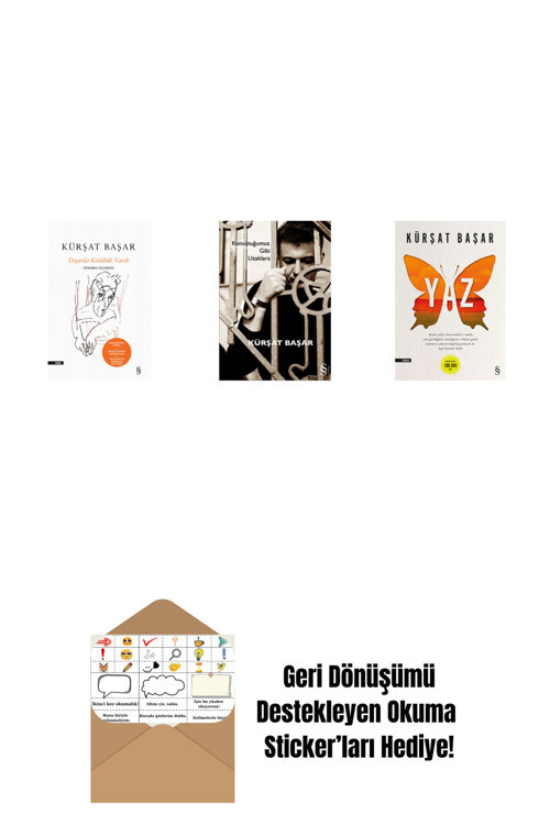 Everest Yayınları Dışarda Kötülük Vardı (Ciltli) + Konuştuğumuz Gibi Uzaklara + Yaz + Okuma Sticker'Ları